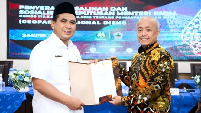 Kawasan Dieng Ditetapkan Jadi Geopark Nasional