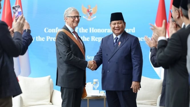 Pertemuan Presiden Prabowo dengan Bill Gates