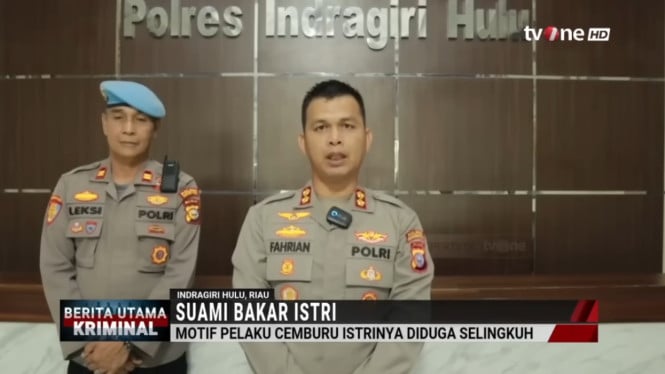 Kronologi Lengkap Suami Bakar Istri di Riau