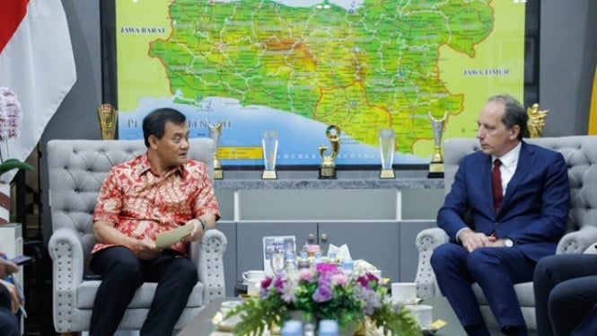 Dubes Prancis dan Gubernur Jateng bertemu