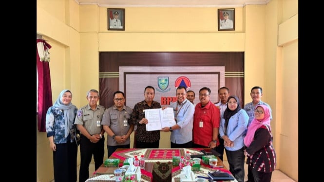 Penandatanganan kerja sama BPBD dua daerah