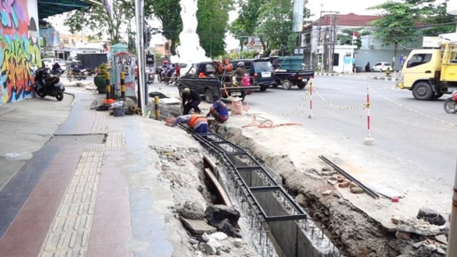 Proyek drainase Kebumen capai progres 64 Persen