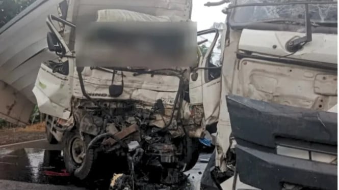 Kecelakaan di Jalan Welahan Wetan Adipala