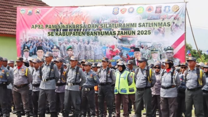 Apel Pengamanan Pam Swakarsa di Banyumas