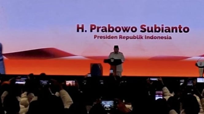 Presiden RI Prabowo Subianto