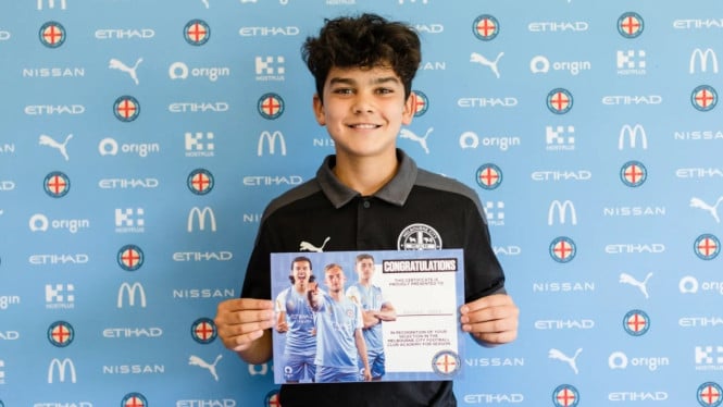 mathew baker saat pertama bergabung melbourne city