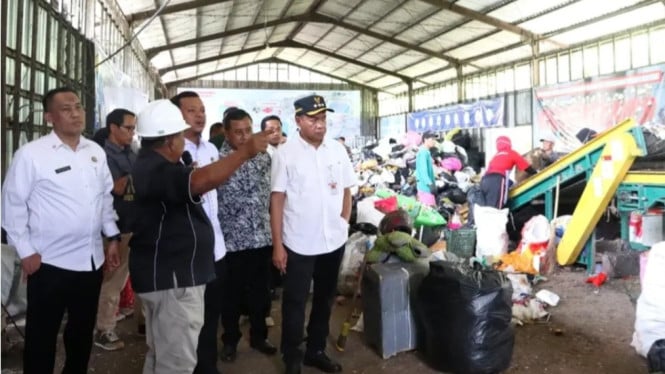 Bupati Banyumas menerima rombongan dari Kabupaten Pringsewu