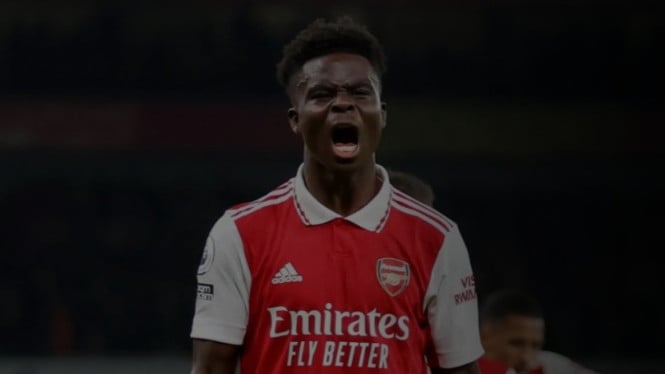 Bukayo Saka, penyerang Arsenal