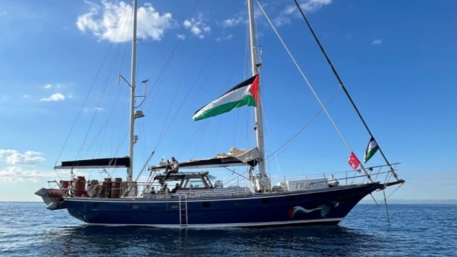 Kapal yang ikut dalam misi Global Sumud Flotilla