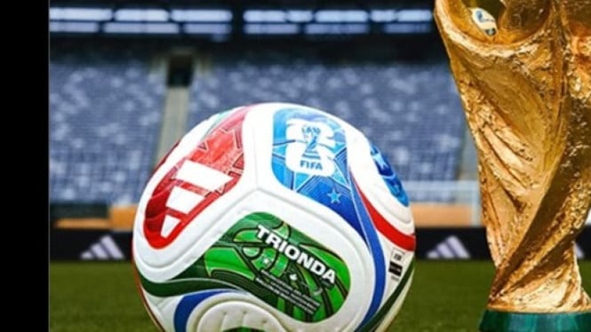 Bola resmi Piala Dunia 2026 bernama Trionda