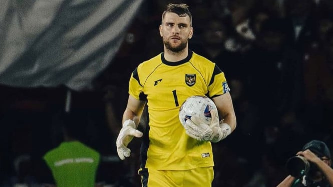 Maarten Paes berpotensi jadi kiper utama saat Indonesia lawan Arab