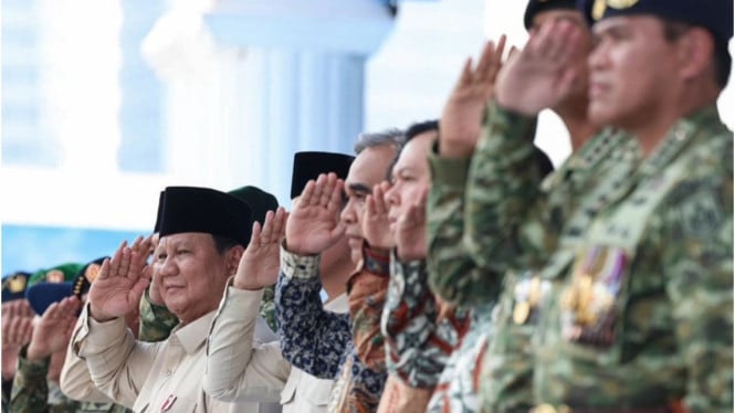 Peringatan HUT TNI ke-80, Presiden Prabowo Beri Apresiasi