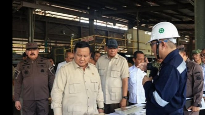 Prabowo serahkan enam smelter ilegal ke negara