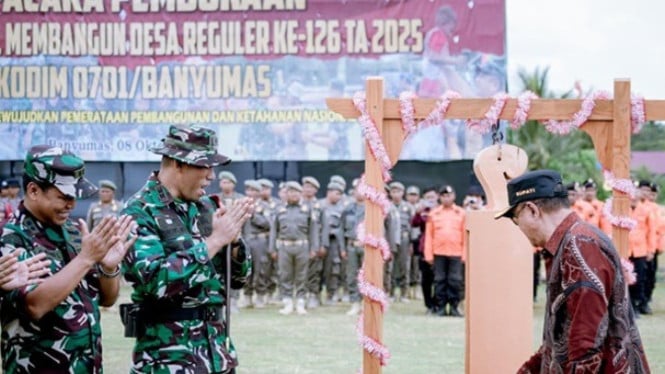 Bupati Sadewo buka TMMD ke 126 di Desa Cingebul