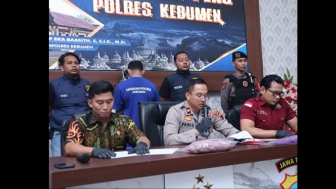 Konferensi pers ungkap kasus Pelecehan di Polres Kebumen