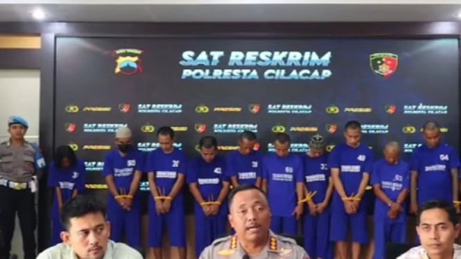 Barang bukti hasil curian diamankan Polresta Cilacap