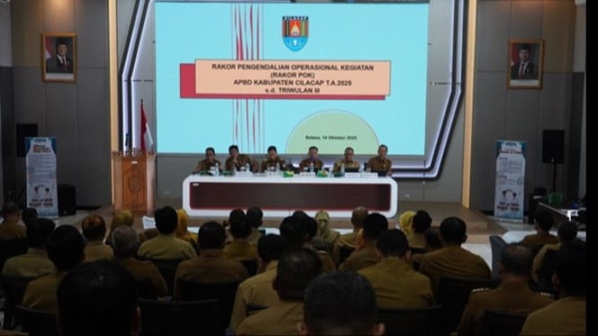 Bupati Cilacap pimpin Rakor evaluasi APBD