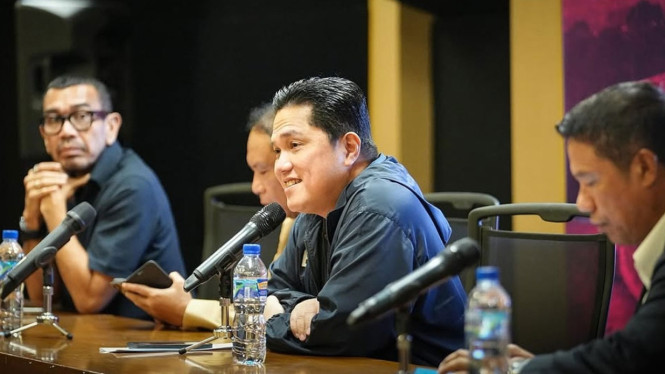 Ketum PSSI Erick Thohir targetkan Timnas 100 besar FIFA