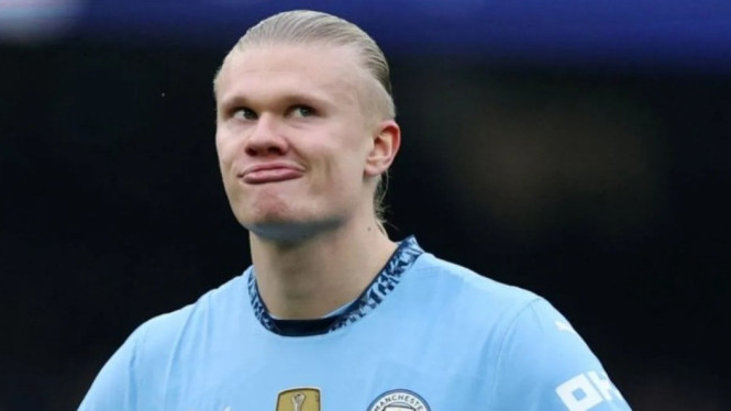 Penyerang Manchester City Erling Haaland