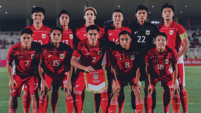 Timnas Indonesia U-22 Vs India.