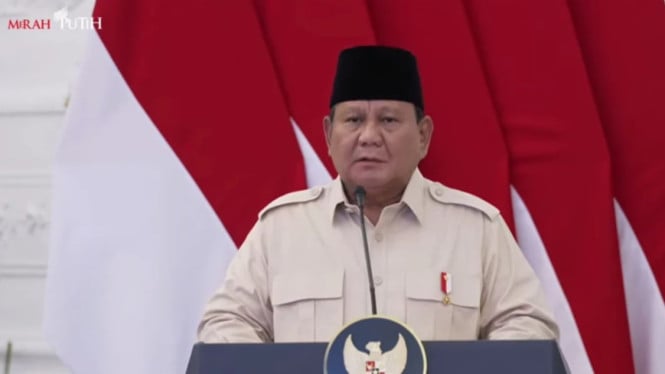 Presiden RI Prabowo Subianto