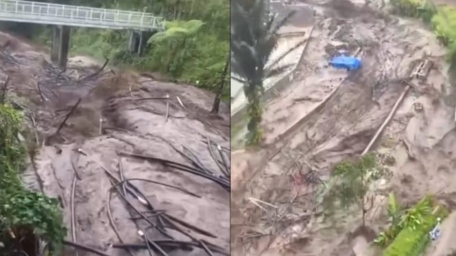 Banjir Bandang di Guci Tegal