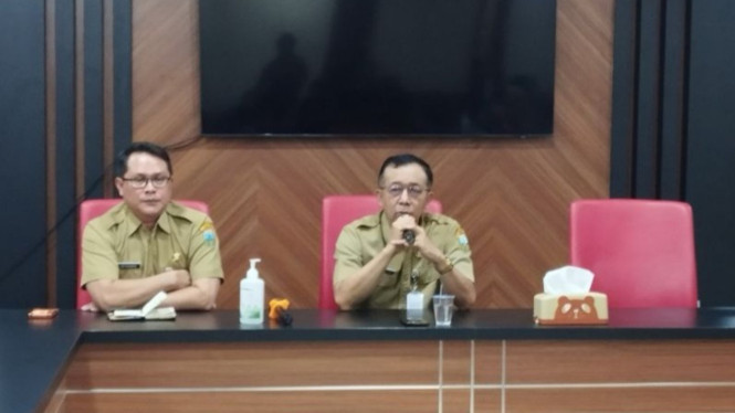 konferensi pers di RSUD Loekmono Hadi Kudus