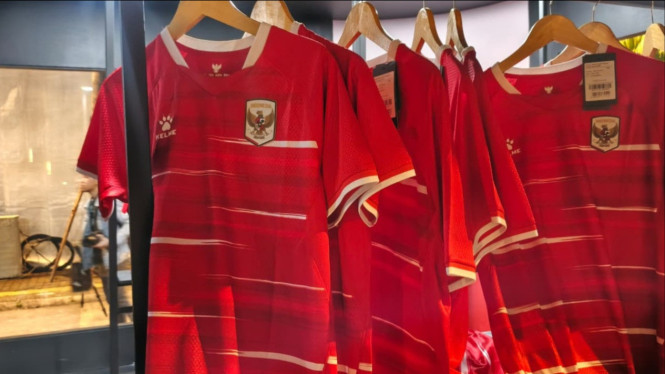 Jersey Baru Timnas Indonesia Buatan Kelme.