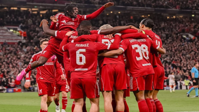 Liverpool pesta gol di Liga Champions