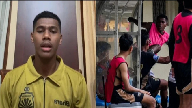 Fadly Alberto terancam dicoret dari Timnas Indonesia U-20 usai tendang kungfu pemain lawan