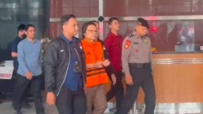 Akhirnya Ditahan KPK! Eks Sekjen MPR Ma'ruf Kenakan Rompi Oranye, Dulu Bantah Terima Uang