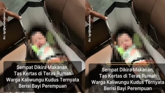 Penemuan Bayi perempuan menggemparkan warga Kudus