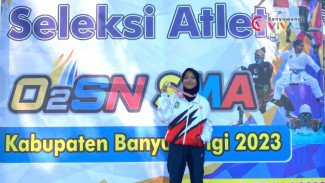 Siswa Cantik Ini Juarai Atletik di O2SN 2023 Tingkat Kabupaten Banyuwangi