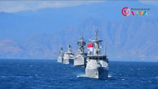 TNI AL Berhasil Tembakan 4 Rudal di Operasi Laut Gabungan TNI