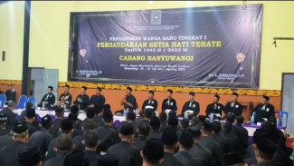 Hampir Seribu Pendekar di Banyuwangi Dapat Pembekalan Polisi Polda Jatim