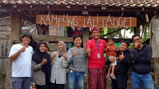 Gagas Kampung Lali Gadget, Achmad Irfandi Kurangi Kecanduan Gawai Anak Lewat Permainan Tradisional
