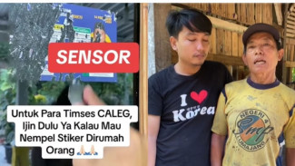 Copot Sticker Caleg di Rumah Sendiri Malah Disomasi, Kok Bisa