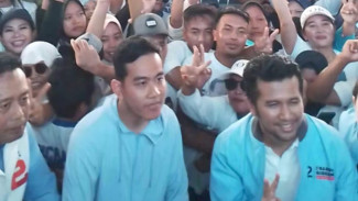 Ratusan Warga Banyuwangi Ikuti Senam Bersama Cawapres Gibran
