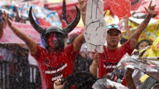 Ribuan Relawan Chandra Astan Penuhi Kampanye Akbar Ganjar - Mahfud di Banyuwangi