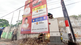 APK Caleg Partai Gerindra di Banyuwangi Dicor, ini yang Dilakukan Bawaslu