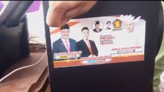 APK Caleg Partai Gerindra Terpasang di TPS, Panwascam Langsung Copot