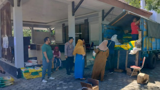 Polsek Wongsorejo Monitoring Operasi Pasar Murah