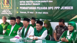 Bupati Hendy Daftar Cabup Dikawal Keluarga, PPP Jember Sebut Ini Modal Awal