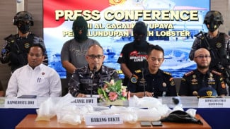 Lanal Banyuwangi Sergap Penyelundup, Amankan Ribuan Benih Lobster