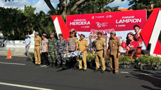 Personil Pengamanan Diterjunkan Dalam Karnaval Merdeka 2024 di Banyuwangi