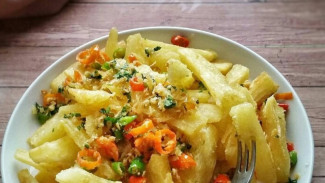 Resep Singkong Bumbu Ala Kafe, Gurih Dan Nagih!