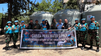 Garuda Prima Water Donations, Program Air Bersih Satgas Indobatt XXIII-S Atasi Kesulitan Masyarakat Lebanon Selatan