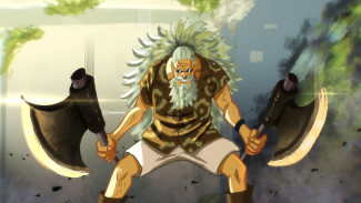 Scooper Gaban, Guru Baru Luffy Setelah Rayleigh di One Piece