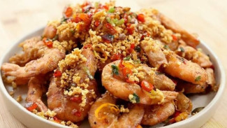 Resep Udang Cabe Garam, Camilan Gurih Pedas yang Bikin Ketagihan