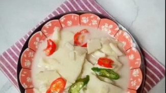Sayur Lodeh Umbut Kelapa, Kres Kres Nagih di Lidah